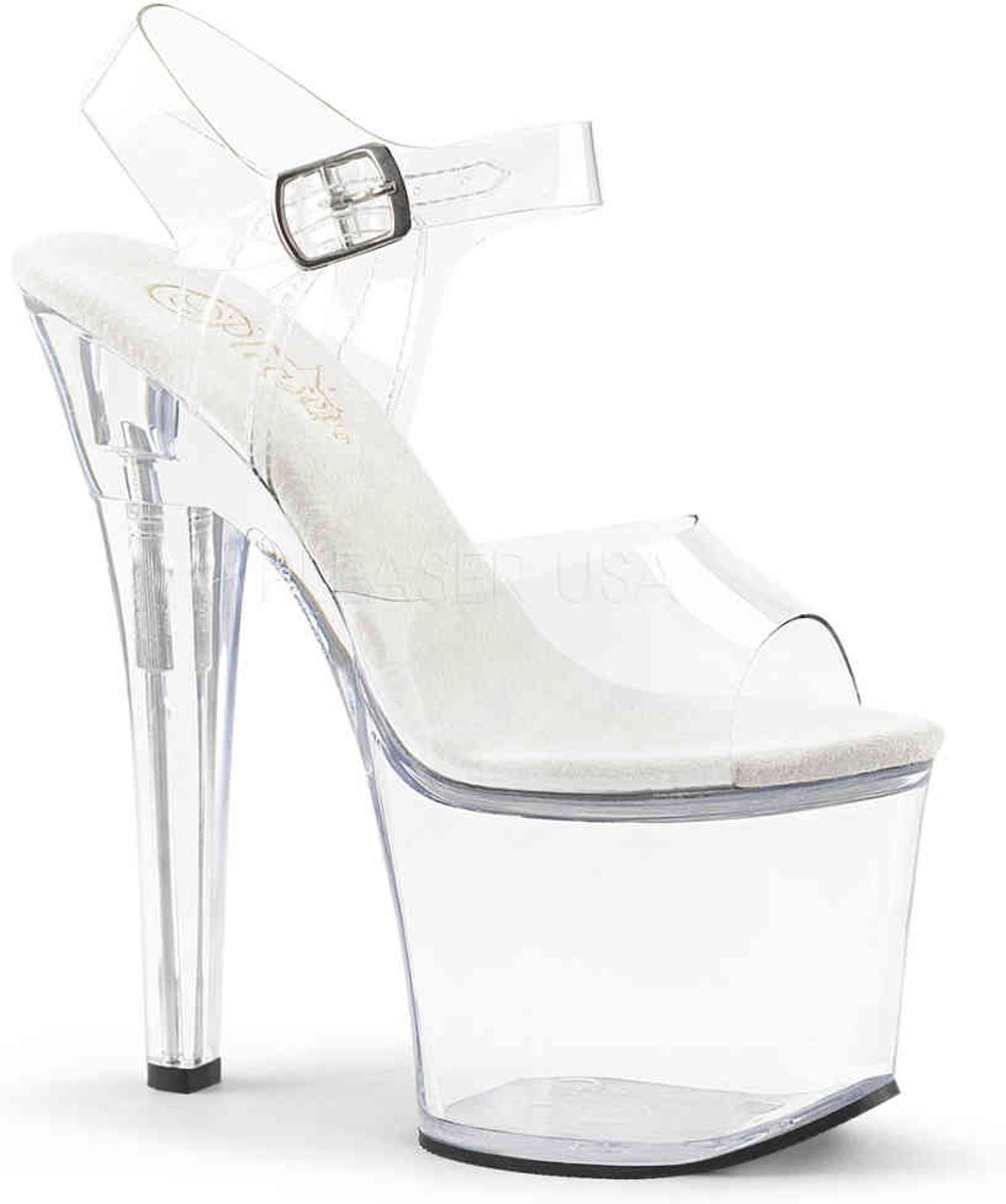 EU 35 = US 5 | RADIANT-708 | 7 Heel, 3 1/4 PF Ankle Strap Sandal